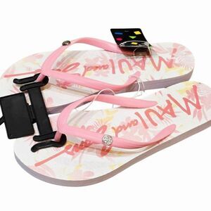 Maui And Sons Tropical Stamp Flip-Flop Sandals
